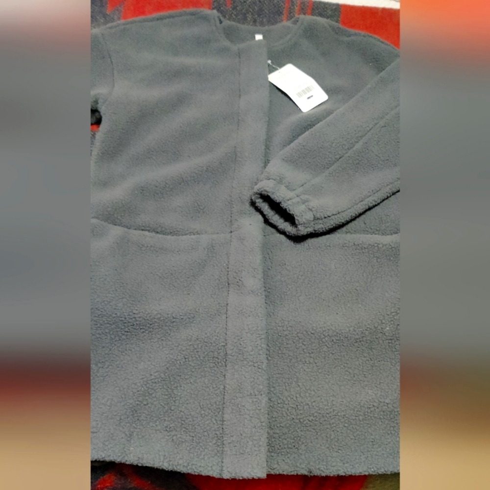 Cozy Gray Fleece Jacket